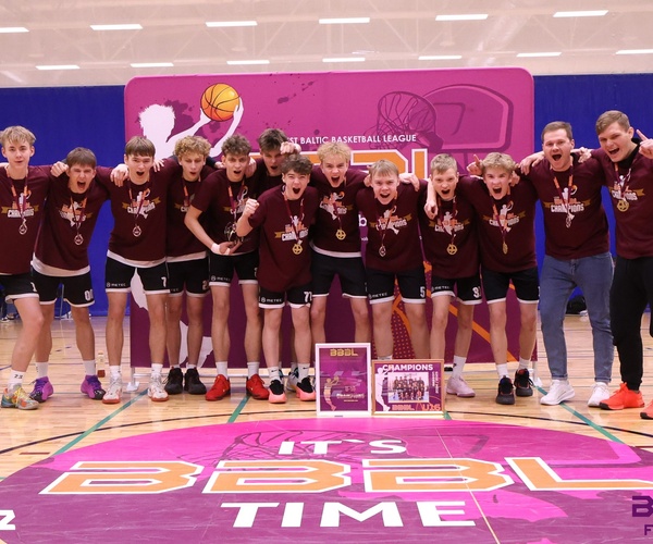 Tartu BBBL U16 champions!  AIK - Basket 2nd, Silverstars - Bronze!