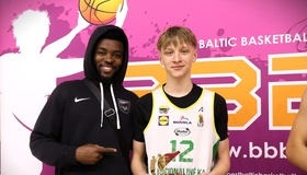 NKA (LTU) BBBL U15 champions, 2. Pārdaugava (LAT), 3. VKKM (LTU), Ekke Paivel (KK ASKUS) 3-point shooting contest winner