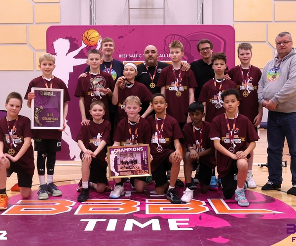 Alppila Basket U12 champions, Kaspars Aščuks (Rīdzene) shooting contest winner