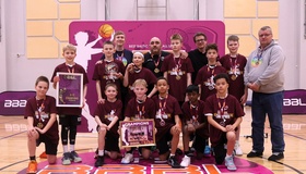 Alppila Basket U12 champions, Kaspars Aščuks (Rīdzene) shooting contest winner