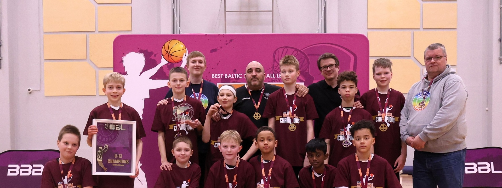 Alppila Basket U12 champions, Kaspars Aščuks (Rīdzene) shooting contest winner
