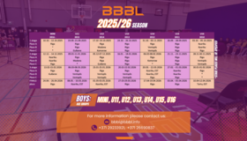 Registration for BBBL Boys 2025/2026 Season is OPEN!