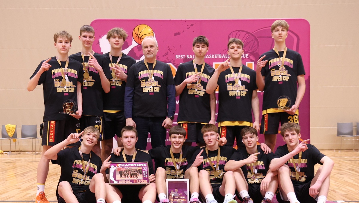 KA Saule (Šiauliai) BBBL U16 SuperCup champions