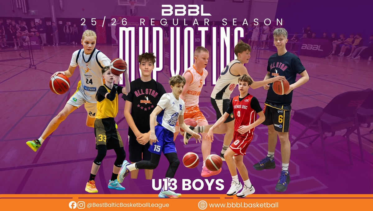 BBBL U13 regular season MVP voting is open!