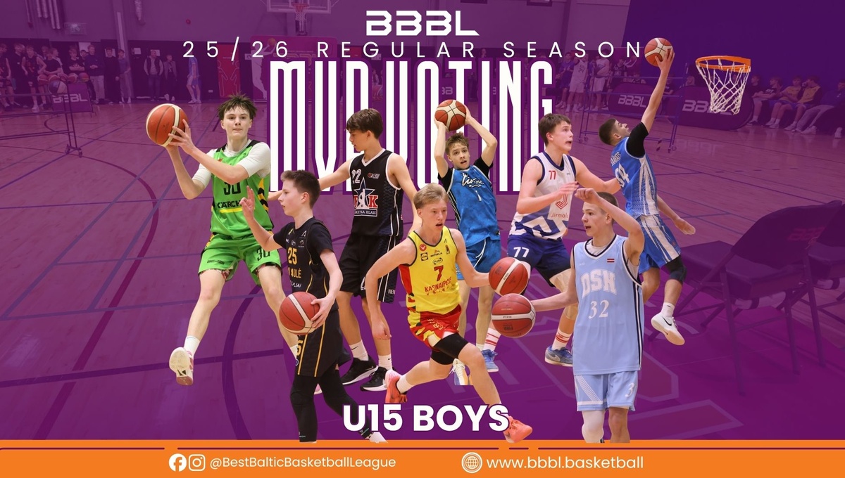 BBBL U15 regular season MVP voting is open!