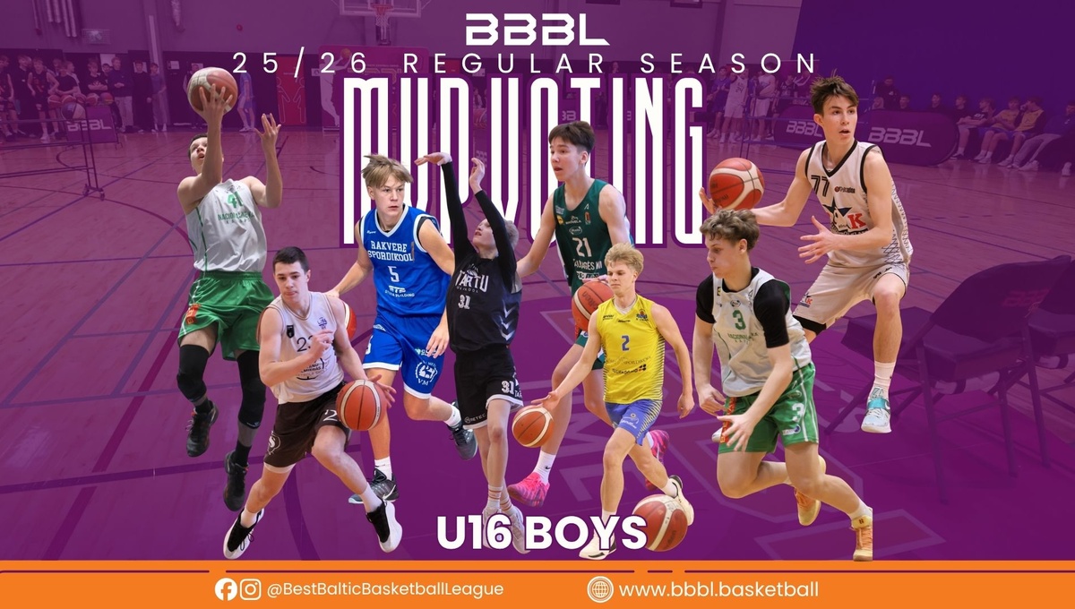 BBBL U16 regular season MVP voting is open!